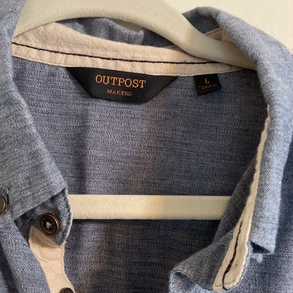 Outpost Market button down - Picture 2 of 7